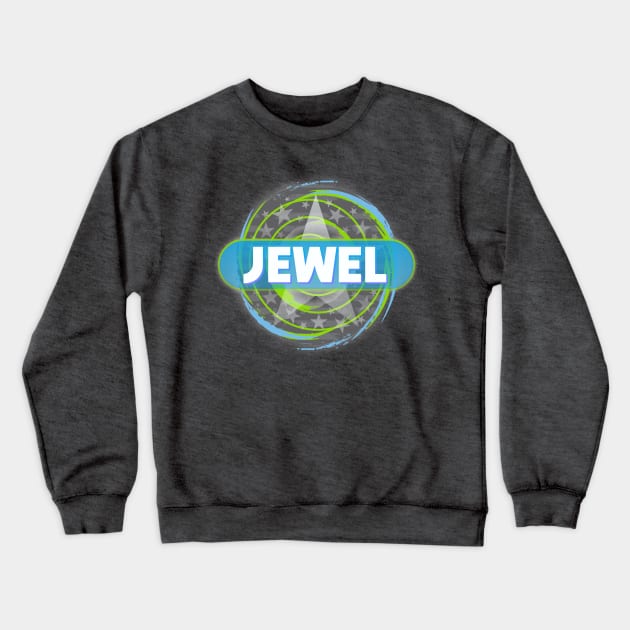 Jewel crewneck top